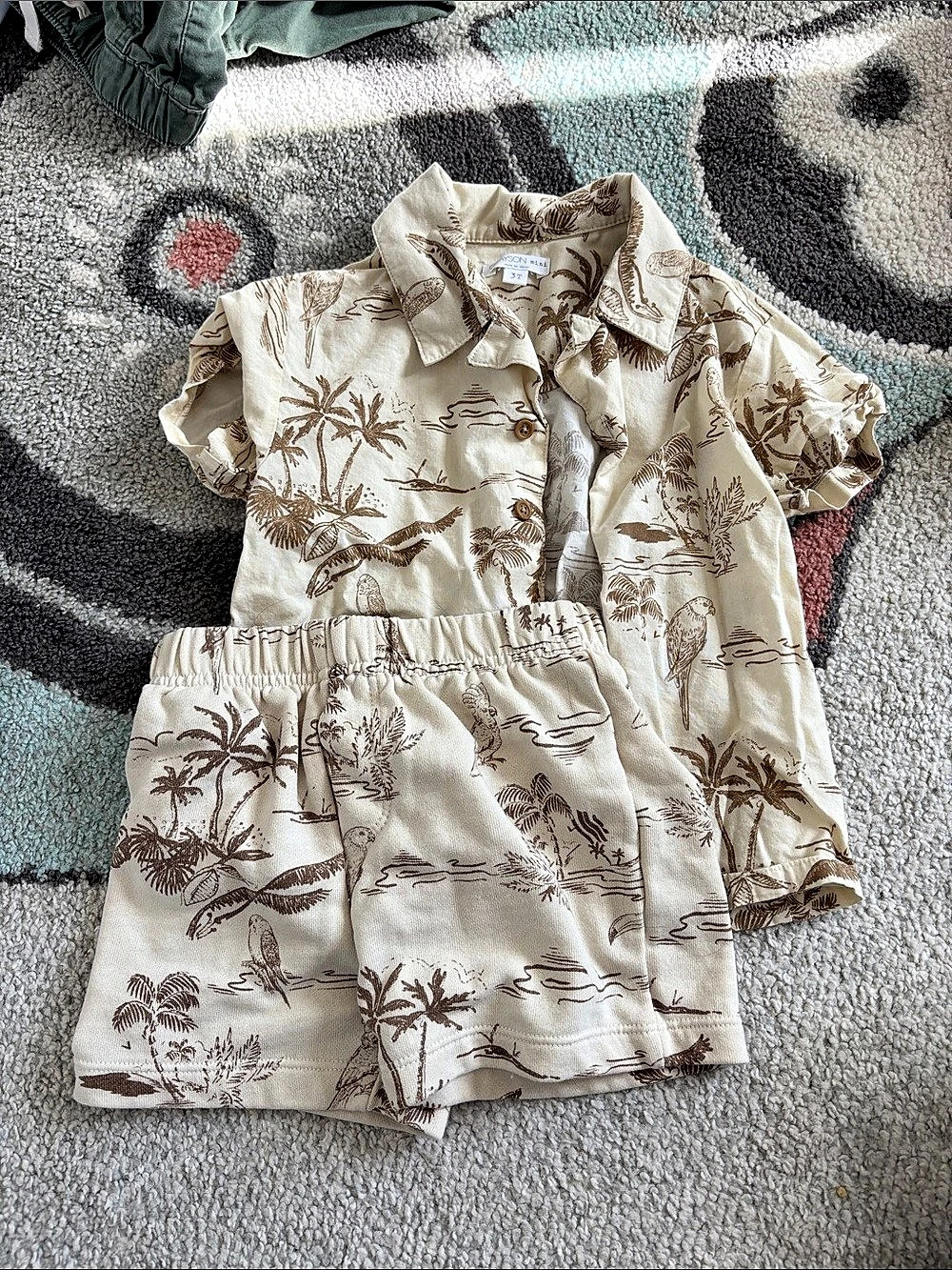Grayson Mini Floral Matching Set Size 3T